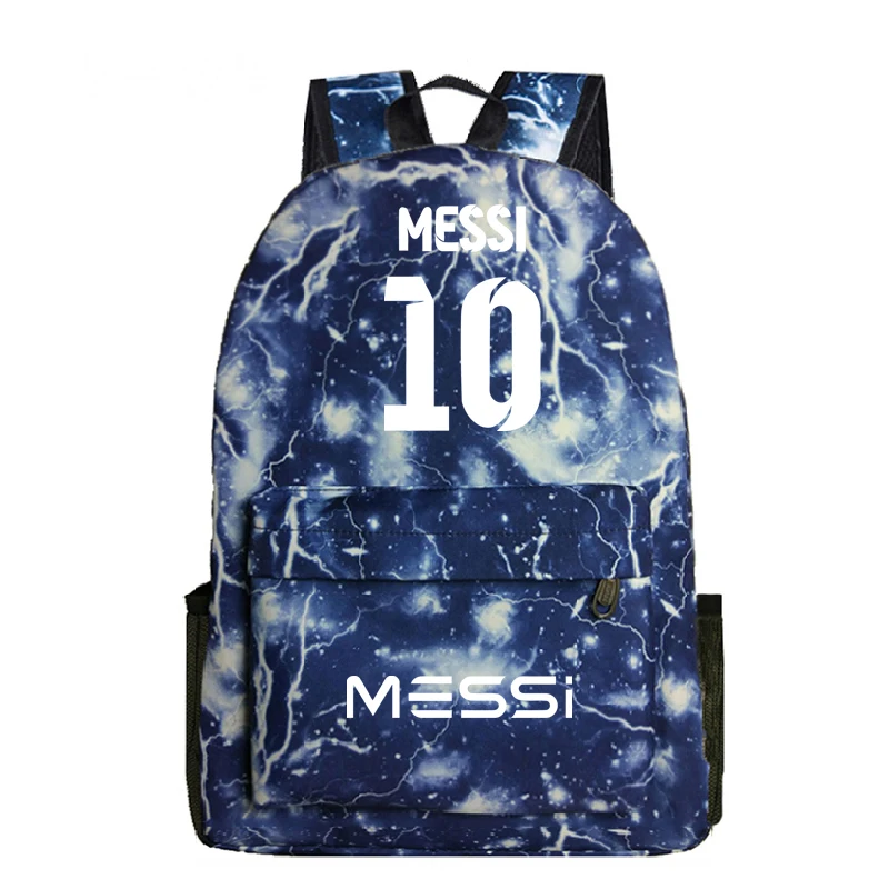 Высококачественный школьный рюкзак Messi, школьный рюкзак, модный рюкзак с новым рисунком для ноутбука, мужской и женский туристический рюкзак