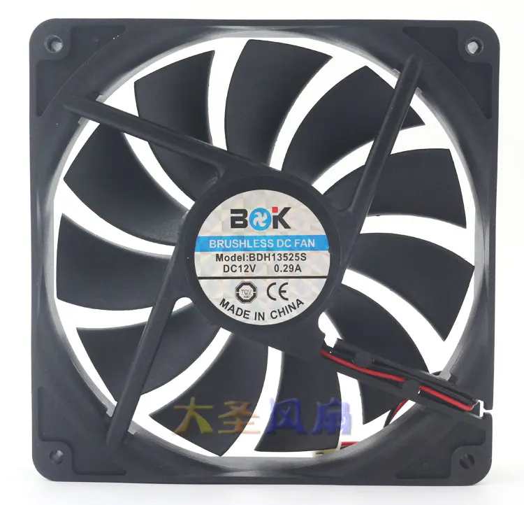 Original BDK BDH13525S DC12V 0.29A 135x135x25MM 13cm