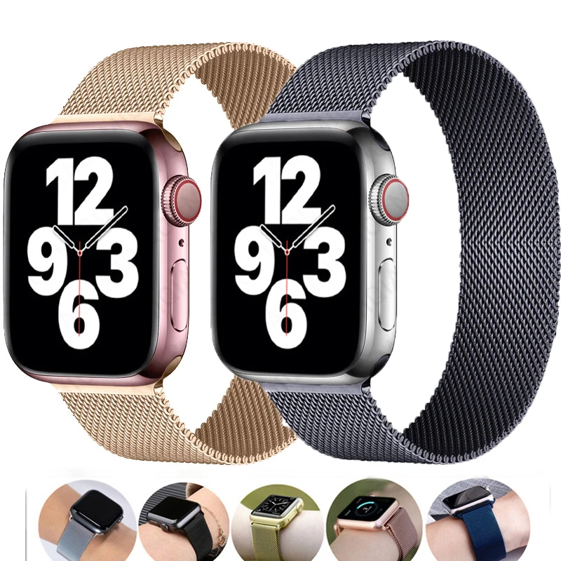 Metal Magnetic Loop Strap For IWO Series 6 7 Smart Watch X6 X7Plus SmartWatch X7Pro X7 PROMAX X8 X8Plus MAX W37 Pro strap | Электроника