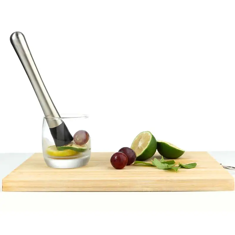Muddler Stainless Steel Bar Mixer Barware Mojito Cocktail DIY Drink Fruit Muddler Crushed Ice Barware Tool FBE3