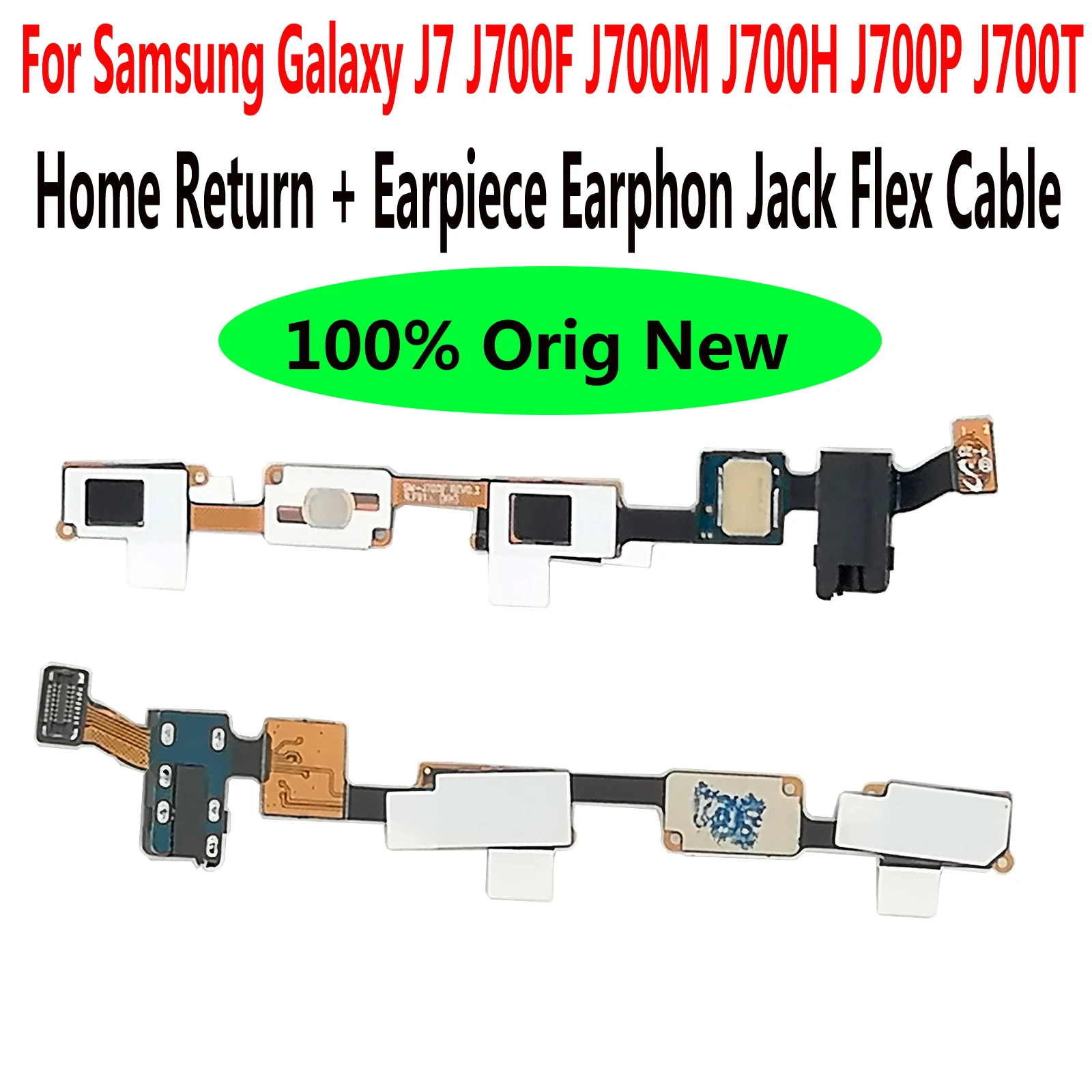 

Shyueda Original New For Samsung Galaxy J7 J700F J700M J700H J700P J700T Home Return Earpiece Earphone Headphone Jack Flex Cable