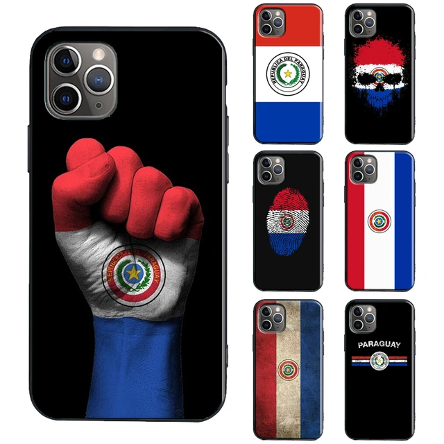 Paraguay Flag Case For iPhone 12 Pro Max 7 8 Plus X XS XR SE Cover
