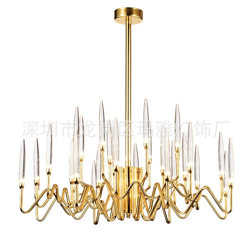 

Post-Modern Nordic Herringbone Contemporary Pendant Light Living Room Dining Room Dimmable G9 Bulb Hanging Lamps LED