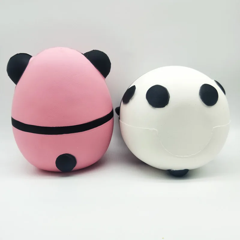 Новинка kawaii мягкая глина панда яйцо медленное восстановление Моделирование Мягкие Детские кухонные принадлежности пузырь креативная игрушка бразильский запах декомпрессия Забавный мальчик
