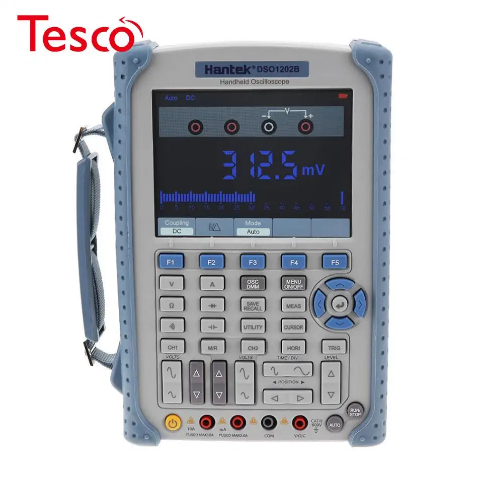 

DSO1202B digital handheld oscilloscope multimeter 2CH 200MHz 1Gsa / S sampling rate 1M memory depth 6000 count DMM