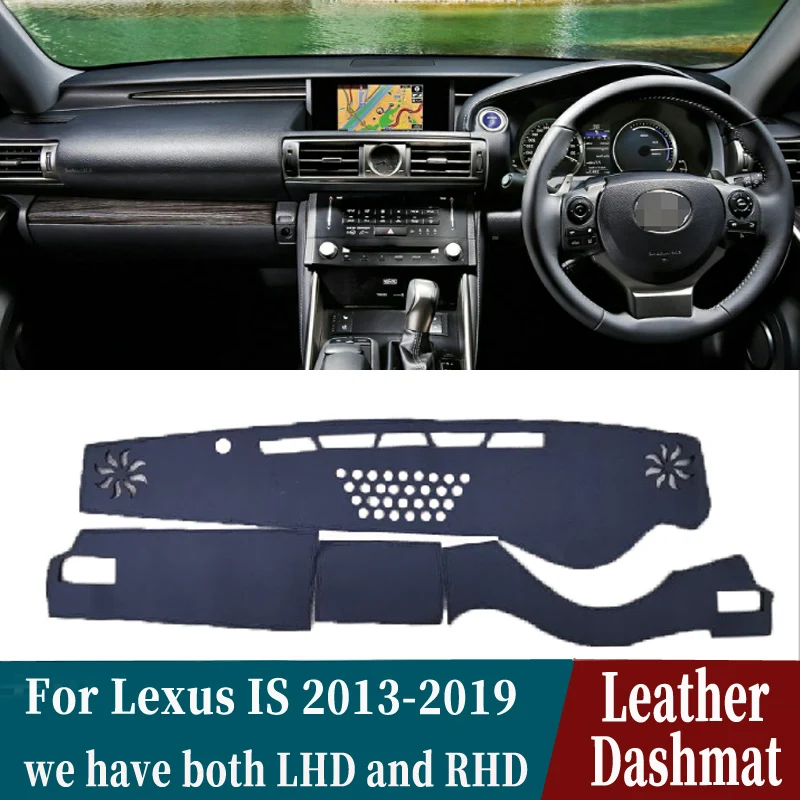 Leather Dashmat Dashboard Cover Pad Dash Mat Carpet Car Styling auto