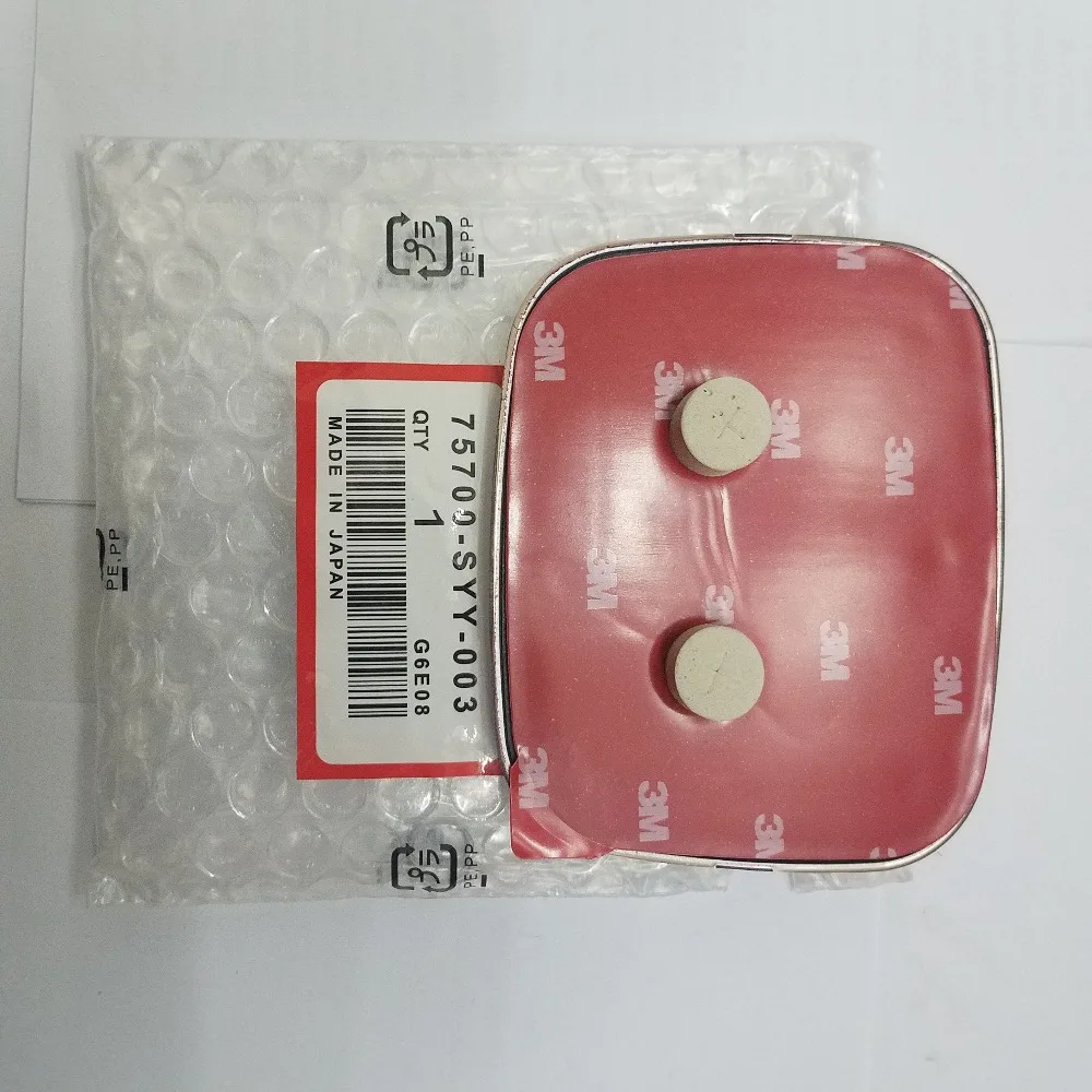 

NEW 1pcs OEM Red H EMBLEM BADGE Logo 108mm x 90mm 75700-SYY-003 for Civic Fit Jazz COUPE HATCH SEDAN Rear trunk EMBLEM