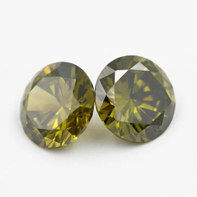 1.0~10.0mm AAAAA Various Color Loose Cubic Zirconia Stone Round Brilliant Cut CZ Stone Synthetic Gems For Jewelry Free Shipping