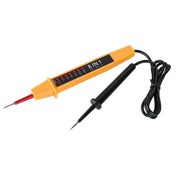

8 In 1 6-380V Voltage Tester Pen Polarity Current Tester Voltage AC/DC Tool LB88