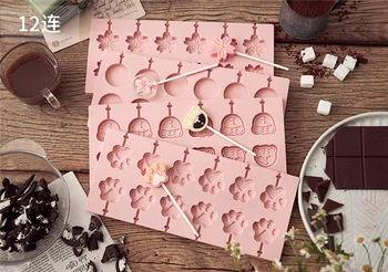 

Lollipops mold fondant cake molds chocolate mould for the kitchen baking Silicone Decoration