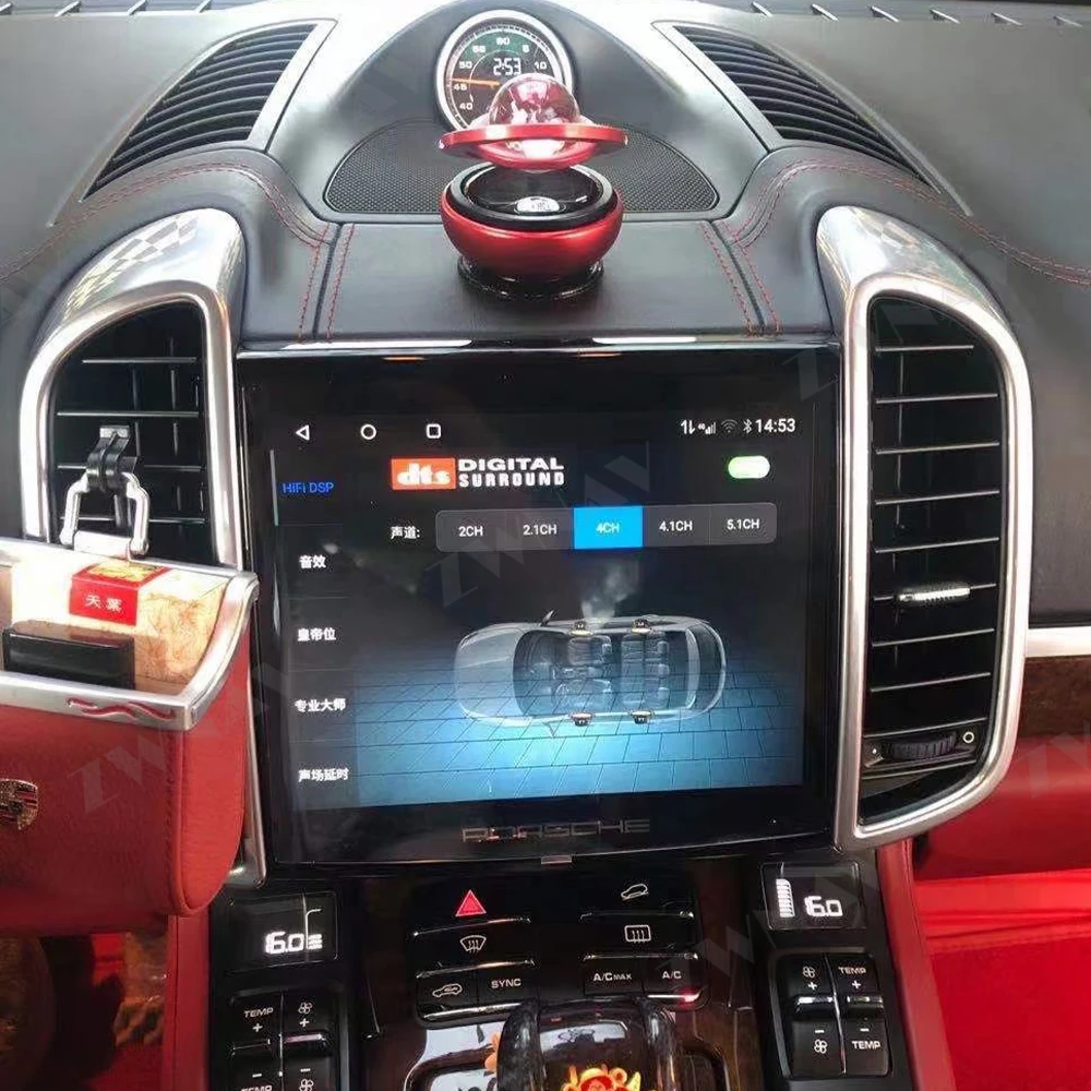 

Tesla Carplay радиоприемник для Porsche Cayenne 2010-2018 Android автомобильный плеер видео GPS навигация головное устройство авто аудио стерео