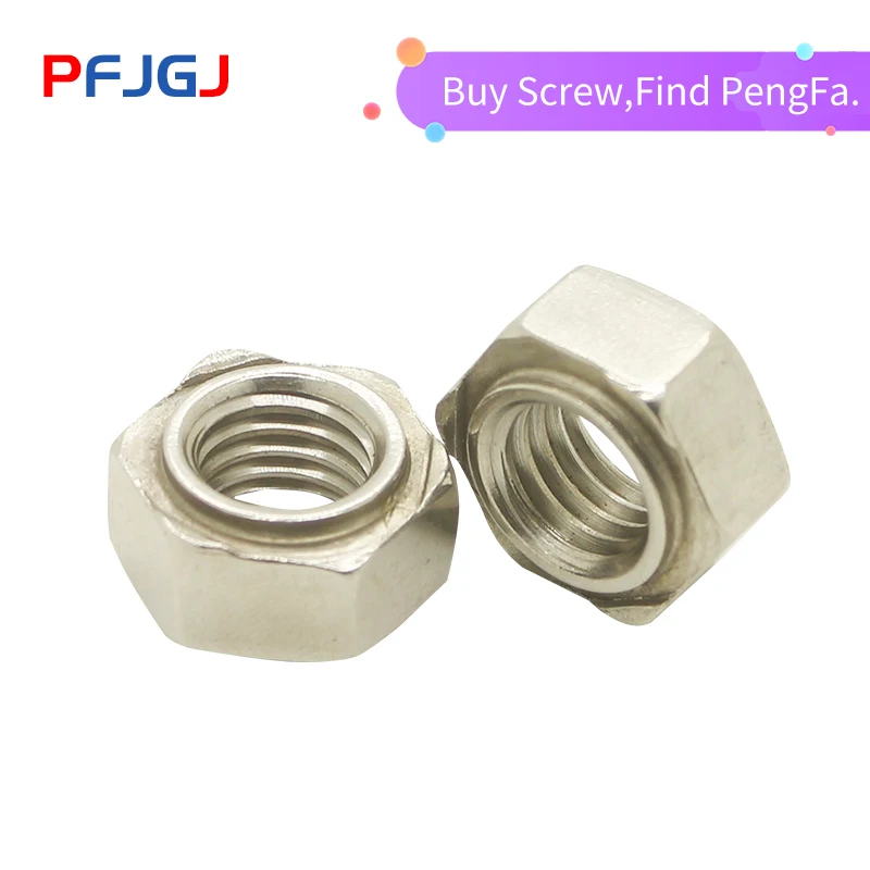 Шестигранная сварочная гайка Peng Fa из нержавеющей стали 304 шестигранная