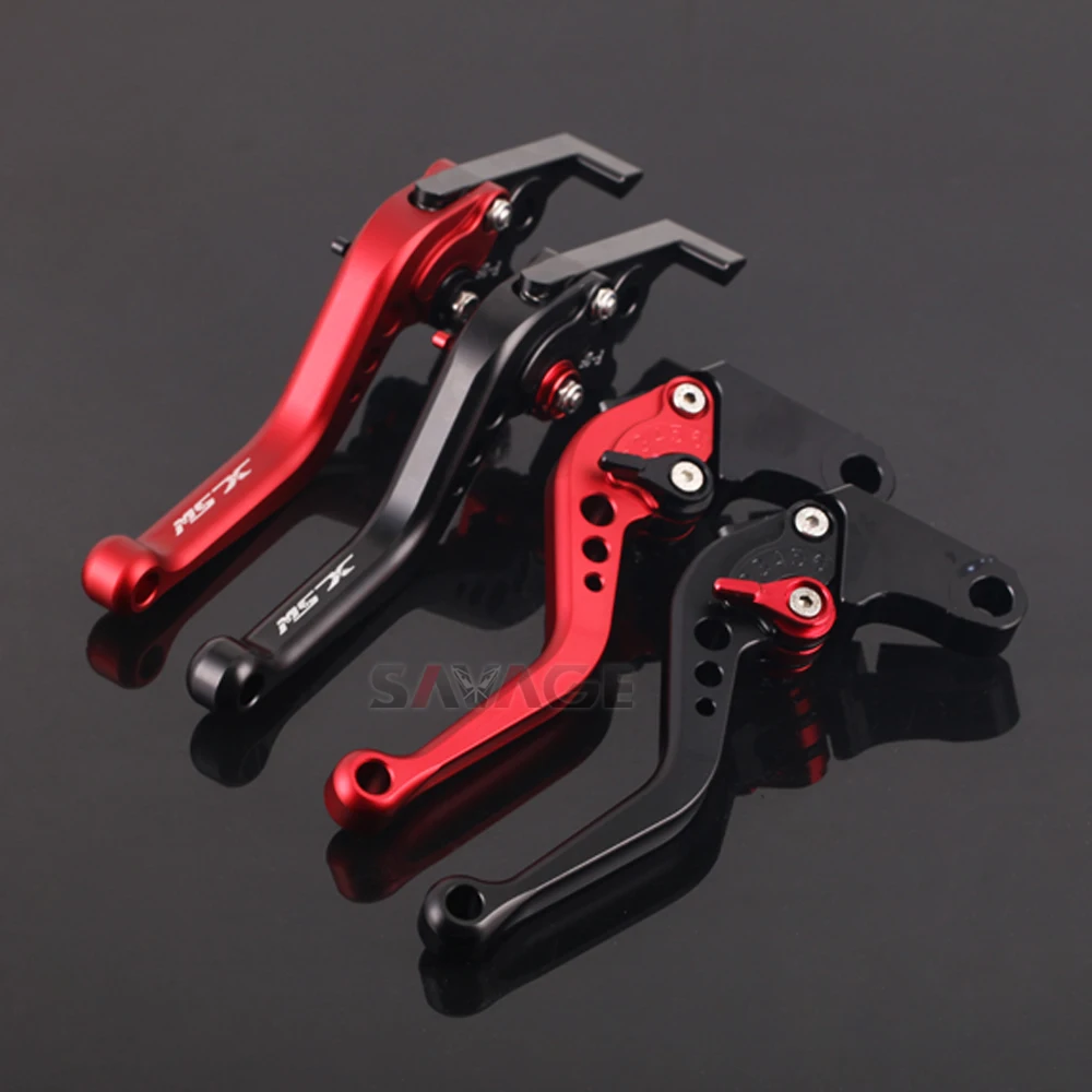 Короткие тормозные рычаги сцепления с логотипом MSX для HONDA MSX 125 Grom MSX 125 SF 2013- 19 18 17 аксессуары для мотоциклов регулируемые MSX 125