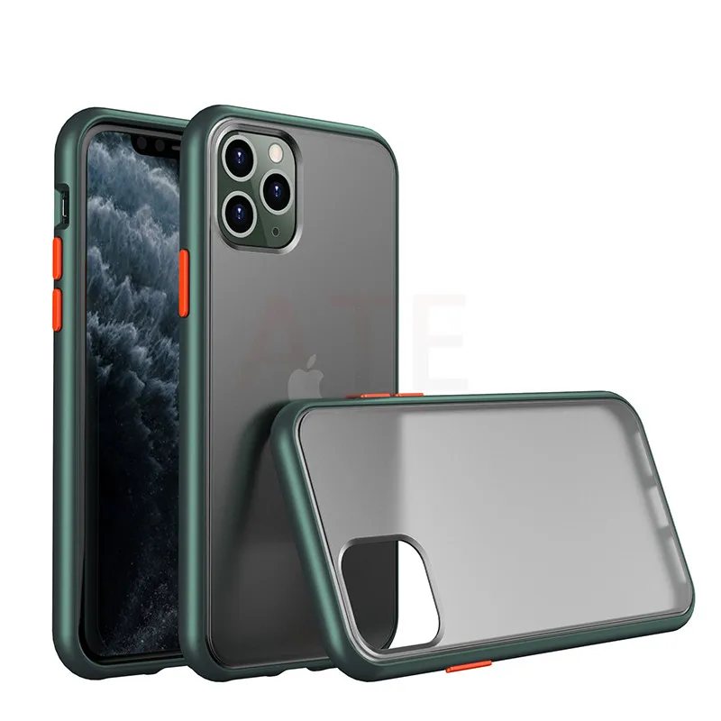 Противоударный прозрачный Гибридный Силиконовый чехол для телефона iPhone 11 Pro Max X Xr Xs Max 8 7 Plus 11 Фирменная прозрачная мягкая задняя крышка