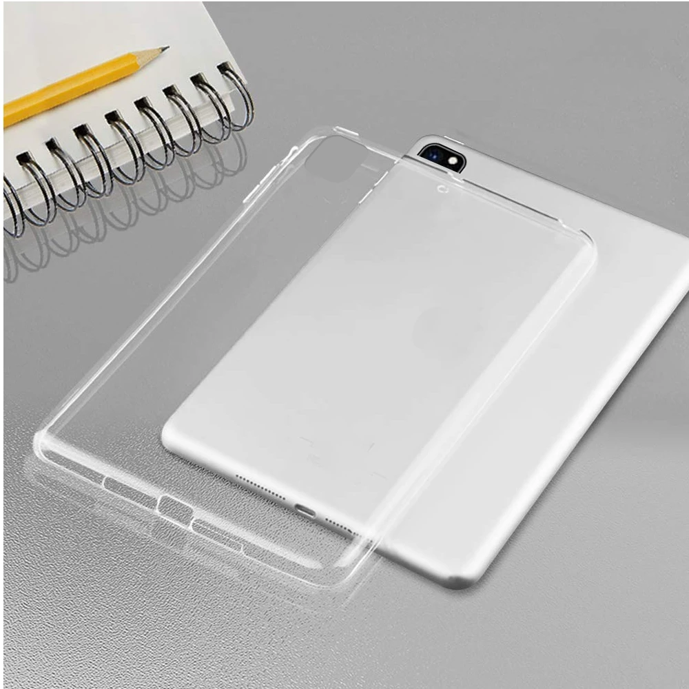 

For iPad Pro 2020 12.9 Clear Case Slim Soft TPU Tablet Anti-scratch Protective Back Cover for iPad Pro 11 2020 Case Transparent
