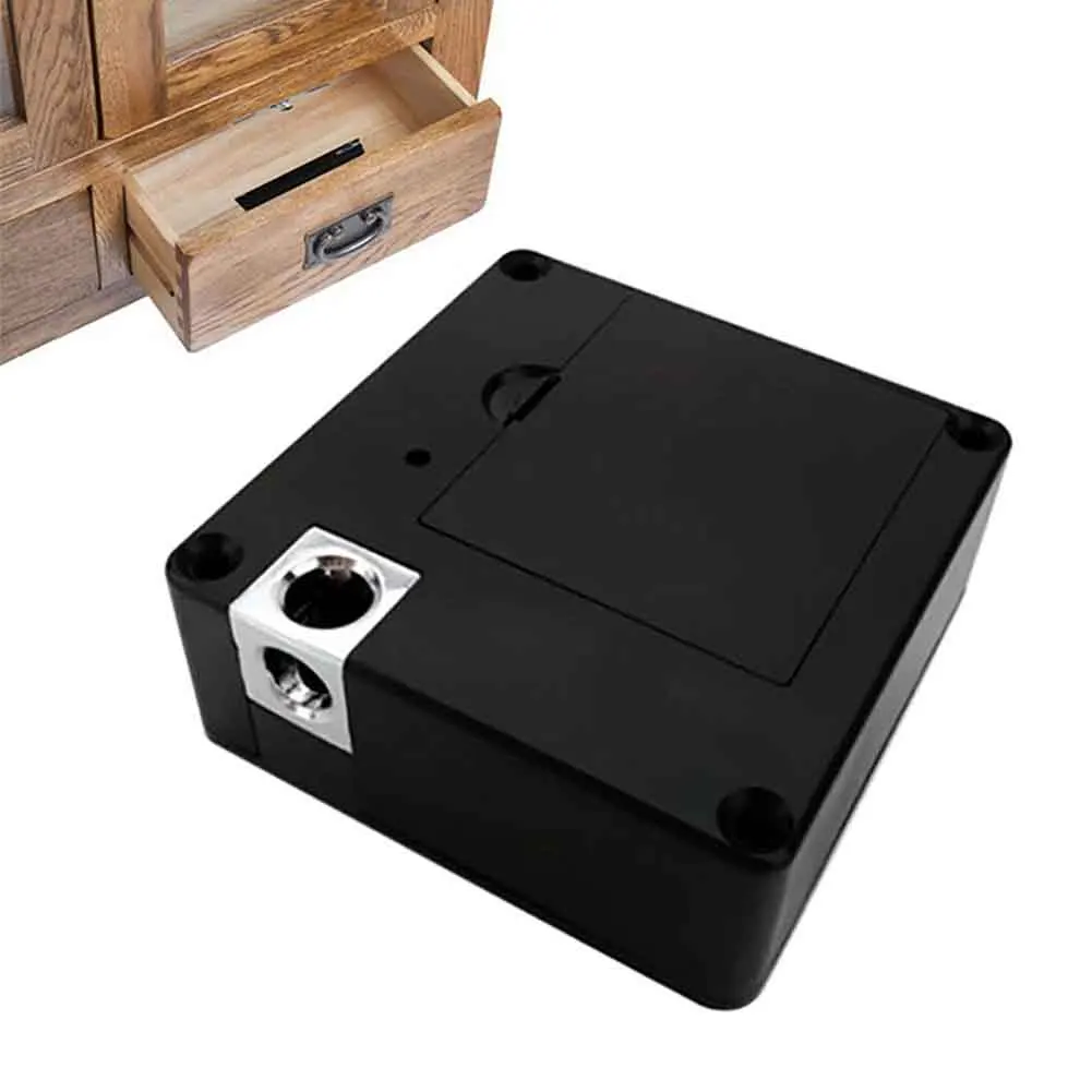 

Electronic RFID Card Sensitive Invisible Wardrobe Furniture Door Drawer Lock Wooden Cabinet No Drilling Home Office Anti Theft