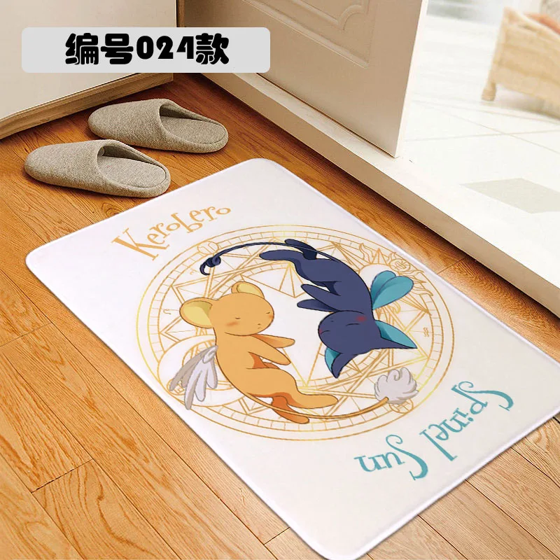 Мультяшный коврик Sailor Moon Card Captor Sakur Magic, коврик для двери, коврик для стула, ковер, ковер для дома, гостиничный, для жизни, противоскользящий - Цвет: Style 24