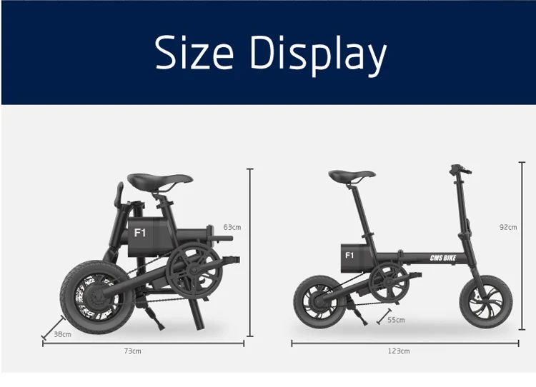 CMS-F1 1" Умный складной электровелосипед из алюминиевого сплава 36 в 250 Вт складной электровелосипед для взрослых