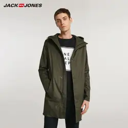 JackJones Осенняя мужская ветровка куртка длинное пальто Тренч мужская одежда 218321504
