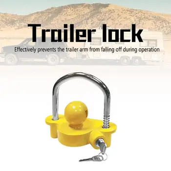 

Universal Anti-Theft Lock Ball Caravan Camping Anti Theft Trailer Accessories Hitch Coupling Lock Trailer Parts Tow