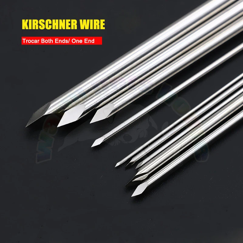 10pcs Orthopedic Kirschner Wire Veterinary Surgery Kwire Pins Trocar