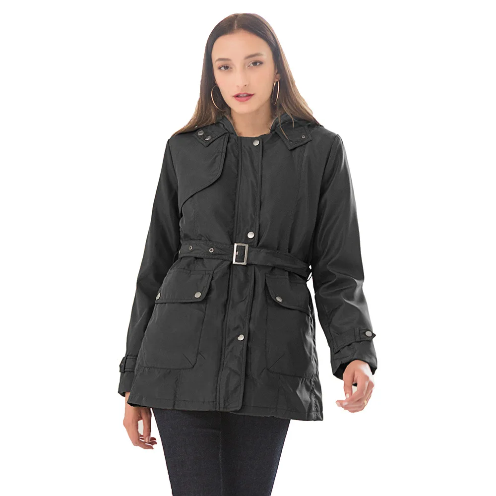 Зимнее пальто для беременных; теплое длинное свободное плюшевое пальто с капюшоном для беременных женщин; пальто для беременных; Верхняя одежда; куртки S-3XL - Цвет: as the picture shows
