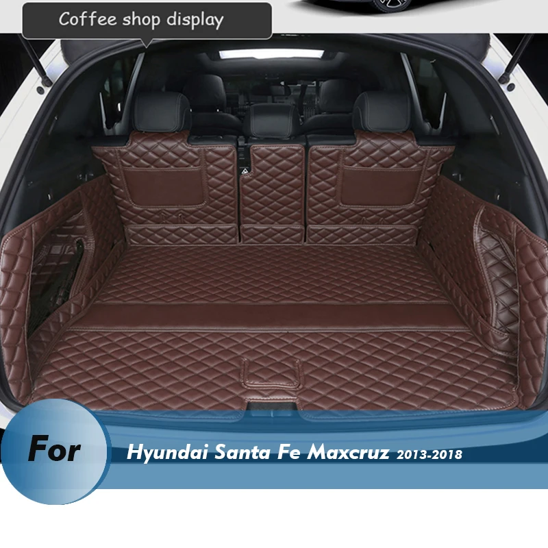 Кожаный коврик для багажника Hyundai Santa Fe Maxcruz 2013-2018 5 мест |