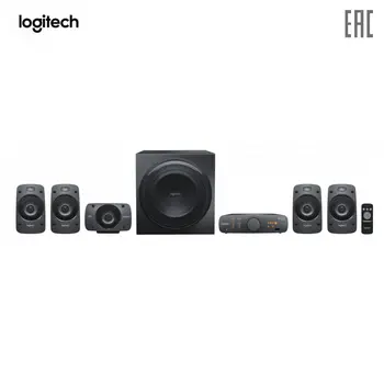 

Home Theatre System Logitech 980-000468 Home Audio Video acoustic systems speakers music column subwoofer