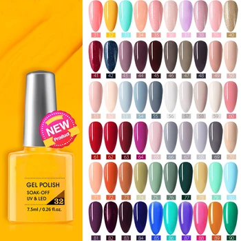 

Fashion Bling 7.5 ML Soak Off UV Gel Nail Gel Polish Cosmetics Nail Art Manicure Nails Gel Polish Shellak Nail Varnish