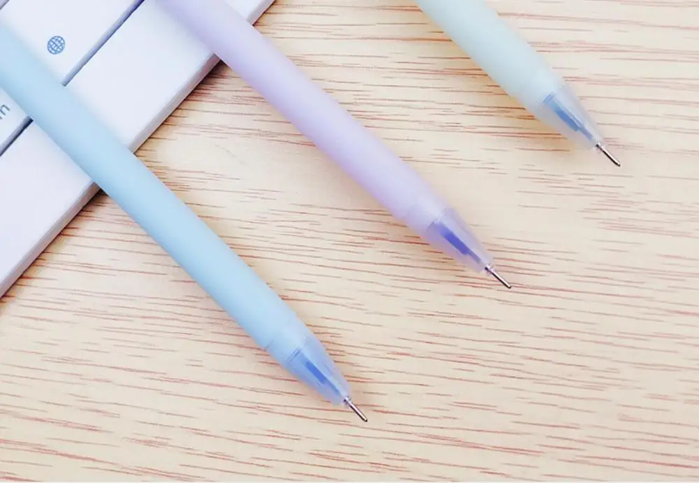 korea night light honey bee gel pen cartoon school neutral pen student prize pen office black writing pen promotion pen 36pc/lot