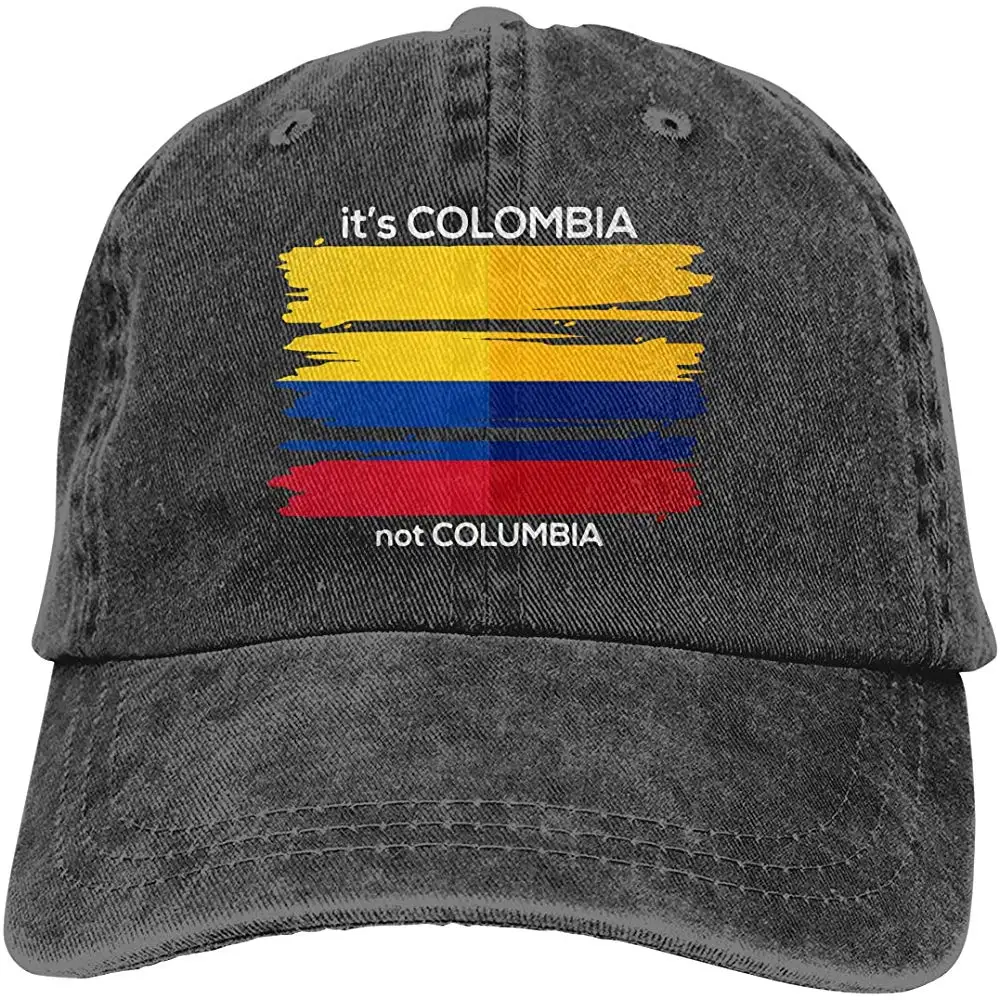 Мужчины женщины регулируемые джинсы бейсболка колумбийский флаг Кепка в стиле хип-хоп