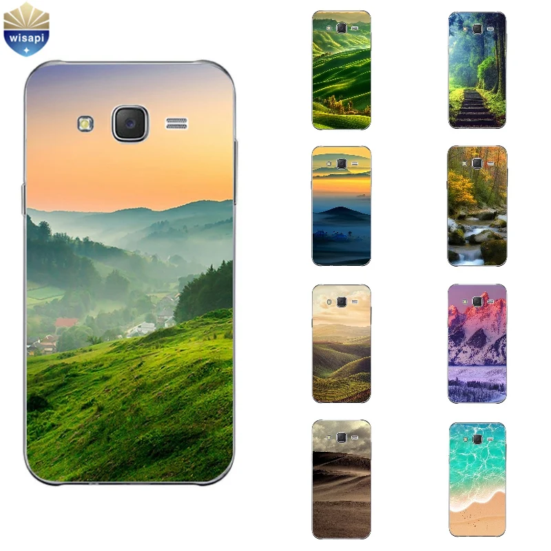 Phone Case For Samsung Galaxy J3 J5 J7 (2016) Back Cover Grand Prime G530 Shell Soft TPU Cellphone Beautiful Views Design | Мобильные
