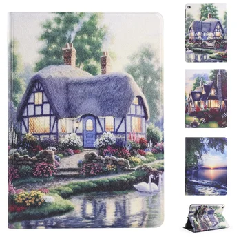 

For iPad 10.2 2020 8th 7th gen PU and PC Material Support Protective Cover Case For iPad 10.5 2019 Air1 2 9.7 iPad 2017 2018 9.7