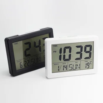 

Junejour Alarm Clock Bedside Electronic Clock Battery Operated