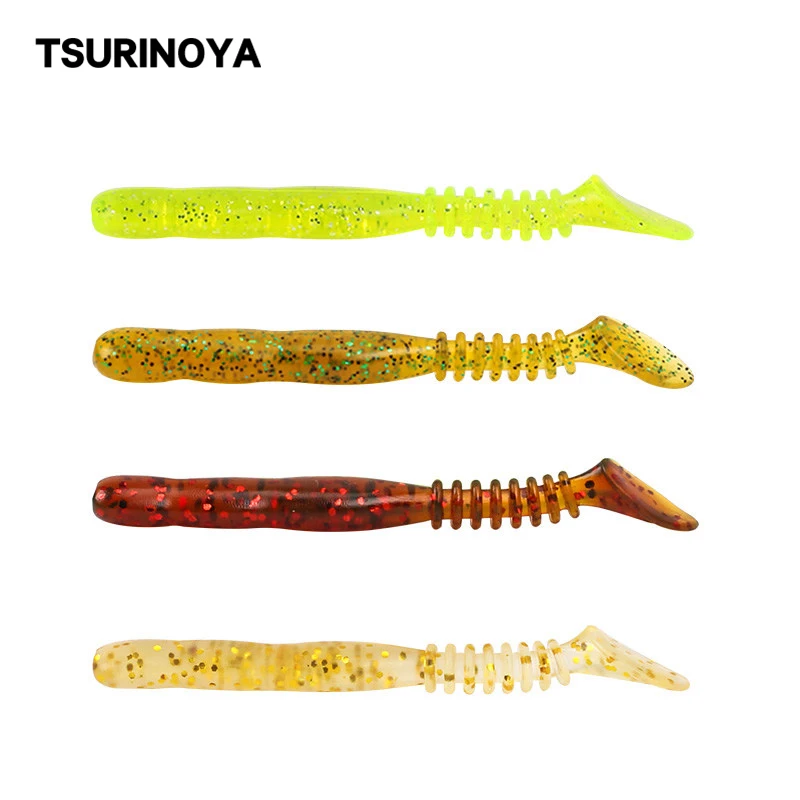 TSURINOYA R32 70 мм/2 35 г искусственная рыболовная приманка червь 10 дюймов|Наживки| |