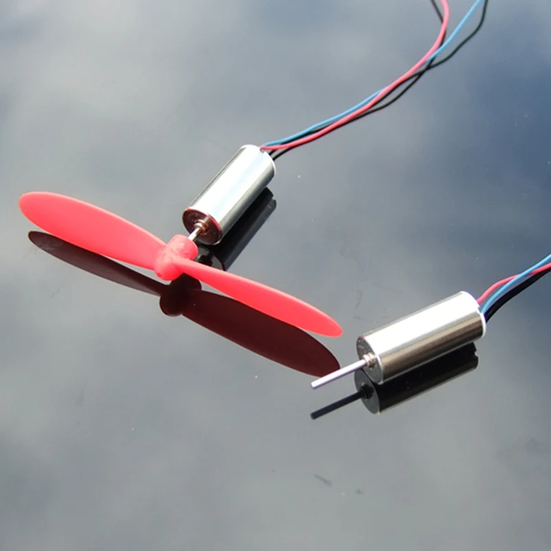 2pcs Dc 3.7v 45000rpm Mini Helicóptero De Motor Sin Núcleo 2pcs Dc 3.7v 45000rpm Mini Helicóptero De Motor Sin Núcleo