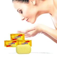 Сделанное вручную Demiting серное мыло для ремонта удаления акне псориаза, себорейной Eczema, антибактериальная Ванна и отбеливающая Ванна