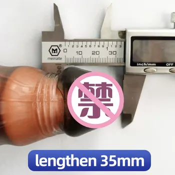 Sexy Toys  Penis Ring Penise Enlargement Sleeve for Penis Condoms for Men Reusable Condom Cock Sleeve Extender Ejaculation Delay 3