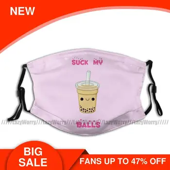 

Naruto Mouth Face Mask Bubble Tea suck My Balls Facial Mask Pretty Kawai Adult with 2 Filters Mask