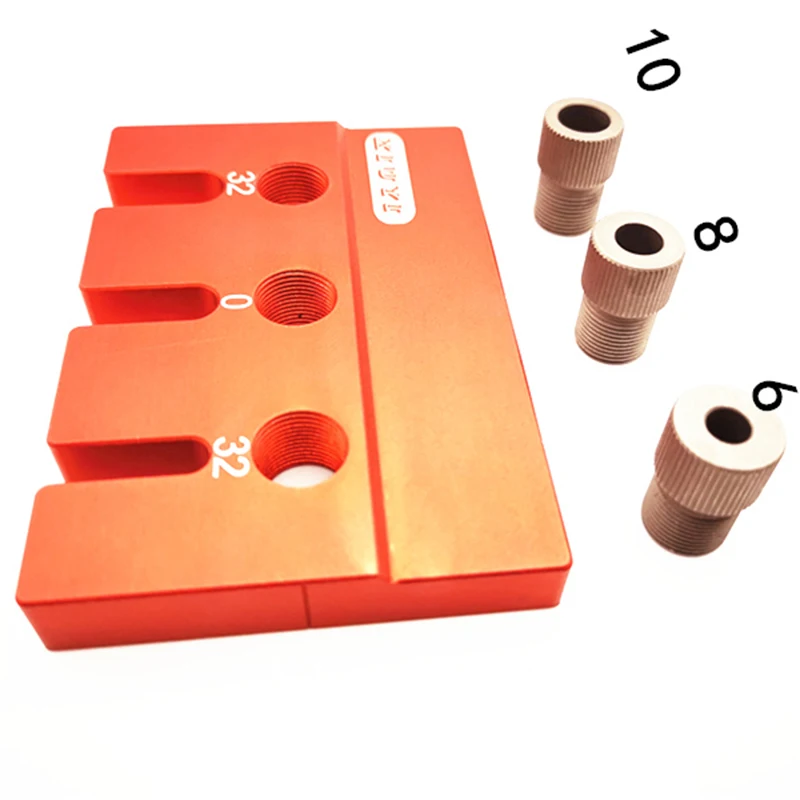 6/8/10mm Doweling Jig Drill Guide Positioning Hole Puncher Locator For Woodworking Furniture Joints Connection Carpentry Tool