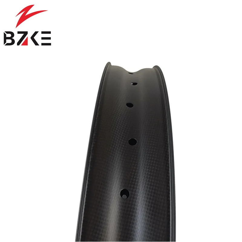 Clearance BZKE 27.5 inch carbon fat bike rim 85mm width 40mm deep  27.5er carbon rims for fat bicycle carbon snow bicycle rims tubeless 5