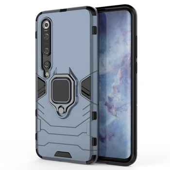 

100pcs Magnet Suction Armor Hard Case Kickstand Cover Shockproof Holder Stand For Xiaomi Mi Note 10 Pro 9 SE CC9 CC9E 9T 8 Lite