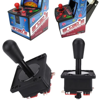 

8 way DIY Game Joystick Classic Black Arcade Joystick Red Ball Fighting Stick Replacement Parts For Game Arcade High Quality