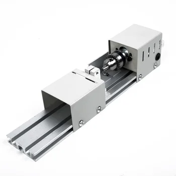 

Aluminum alloy Mini Lathe Machine DC12-24V Set Woodworking DIY Polishing