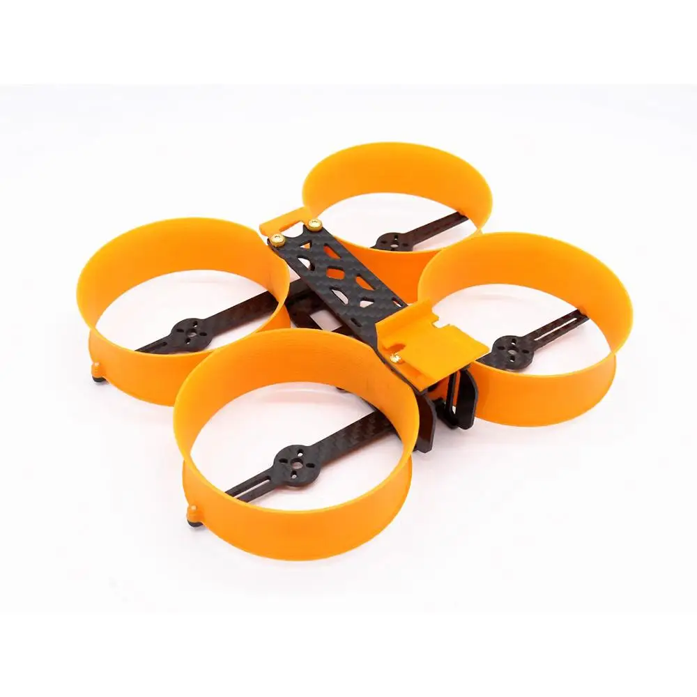 

Donut 3 Inch H Type brushless Drone Frame RC FPV Indoor Mini Racer 140mm Frame Kit w/PLA Motor Protector Prop Guard Quadcopter