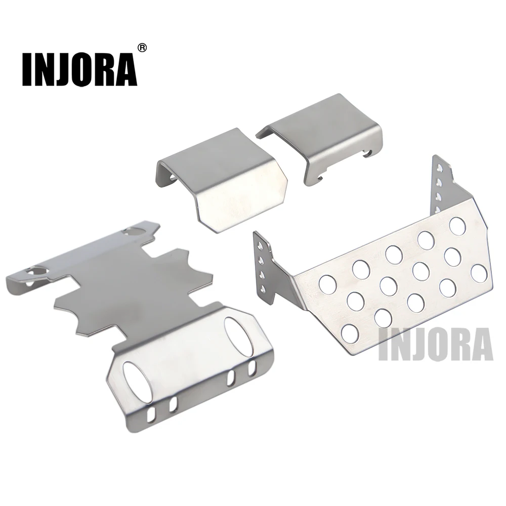 

INJORA Metal Chassis Armor Axle Protector Plate for 1/10 RC Crawler Axial SCX10 II 90046 90047 90059 90060 Upgrade Parts