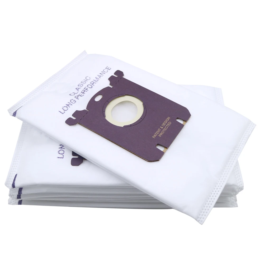 10 Pcs/Lot Dust Bag for Electrolux E201B for Philips FC8021 Dust S-bag GR201 AEG Bags s-bag FC9000 FC9049 HR8500 HR8350 FC9150
