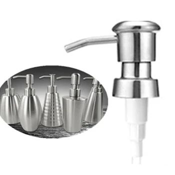 

6 Types Stainless Steel Soap Pump WC Bathroom Liquid Lotion Dispenser Toilet Hand Wash Replacement Jar Tube