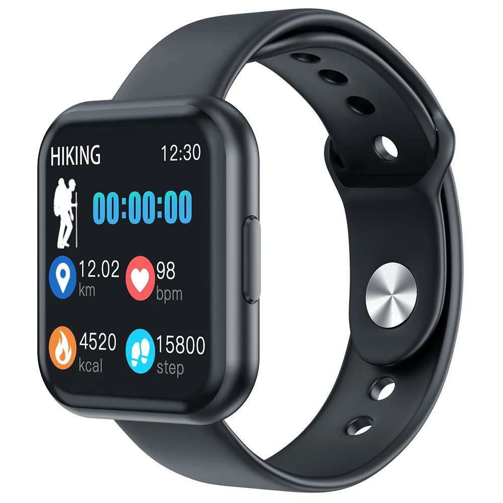 Smart Watch Full Screen Smartwatch T88 Women Men Waterproof Sports Tracker Heart Rate Blood Pressure Measurement Sleep | Электроника