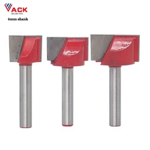 Vack cortador de limpeza inferior de 6mm, lâmina de gravação cnc, 10 32mm, ferramenta para trabalhar madeira